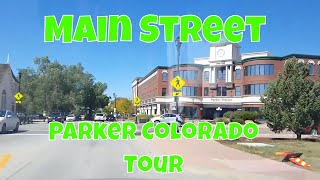 Main street Parker Colorado