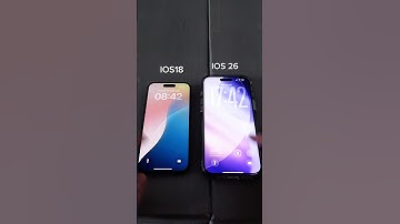 IOS26 VS IOS18 📱 #ios26 #iphone17