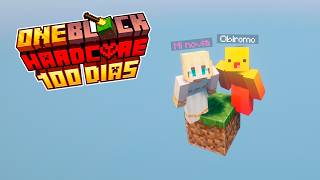 Sobreviví 100 Días en un ONEBLOCK con MI NOVIA en MINECRAFT HARDCORE
