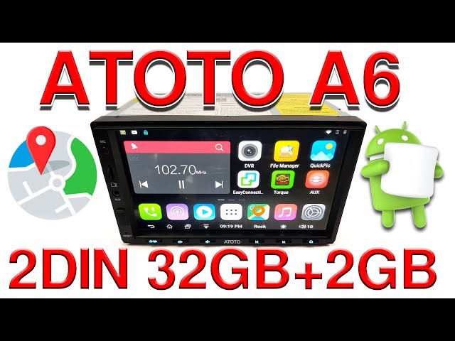 ATOTO A6 - android 2 DIN autorádio 2/2 - montáž 