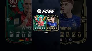 Wirtz vs Palmer All FC 25 cards comparison! #cardfifa #fc25 #fc26