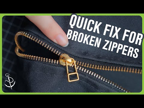 Don't Throw It Away! How To Fix Split Zippers With This Easy Method