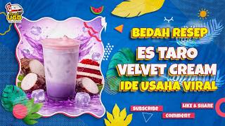 Minuman Unik Dengan Rasa Nikmat, Es Taro Velvet Cream, Cocok Untuk Usaha