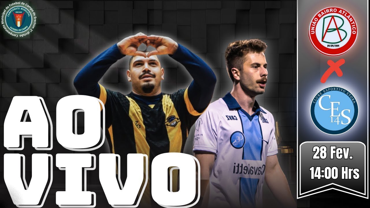 BAIRRO ATLÂNTICO X CE STORA | CAMP. MUNICIPAL ERECHIM 2026 | AO VIVO E COM IMAGENS