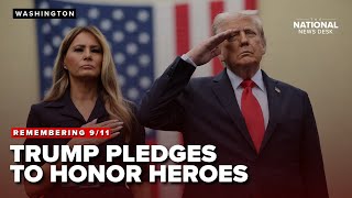 Trump vows to honor heroes at 9/11 remembrance ceremony: FULL SPEECH