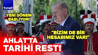 MİLYONLARIN GÖZÜ O MESAJDA! Erdoğan Malazgirt Töreninde net konuştu! \