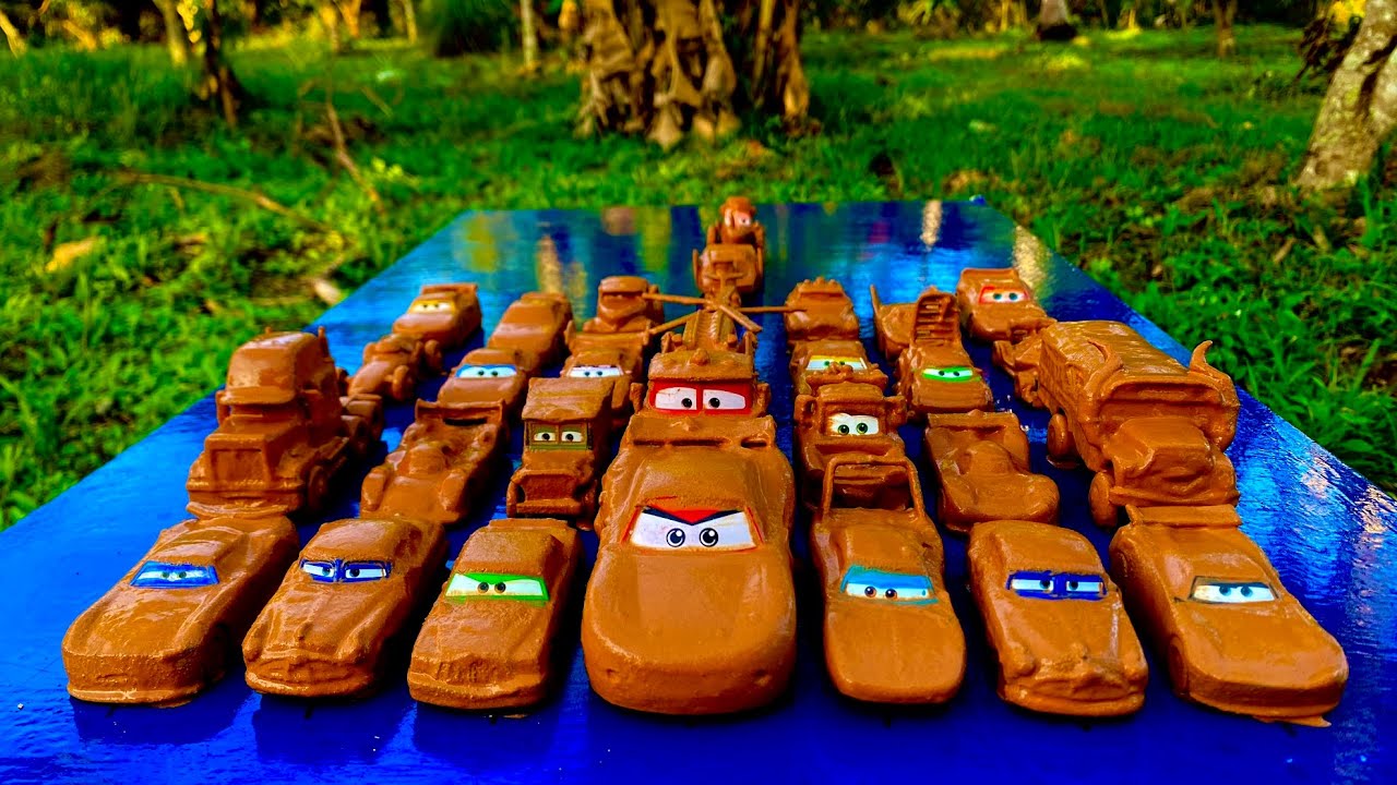 Disney Pixar Cars Various Cars Miniature Cars Roll Down A Colorful disney-pixar-cars-various-cars-miniature-cars-roll-down-a-colorful