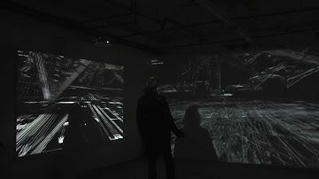 Globe Gallery Interactive audio-visual Installation (2014)