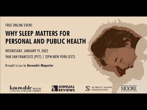 Why sleep matters for personal and public health - YouTube