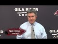 Head Coach Dave Tippett - Oilers vs Coyotes 1/12/2016