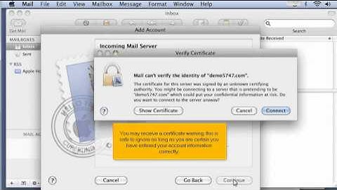 How to setup an email account in IMAP