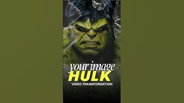 Turn ANY Photo Into Hulk Transformation Video! 💚🔥 (AI Suit-Up Effect)