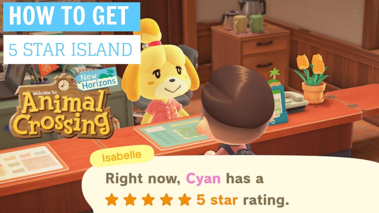 How to get a 5-Star Island in Animal Crossing: New Horizons! - YouTube