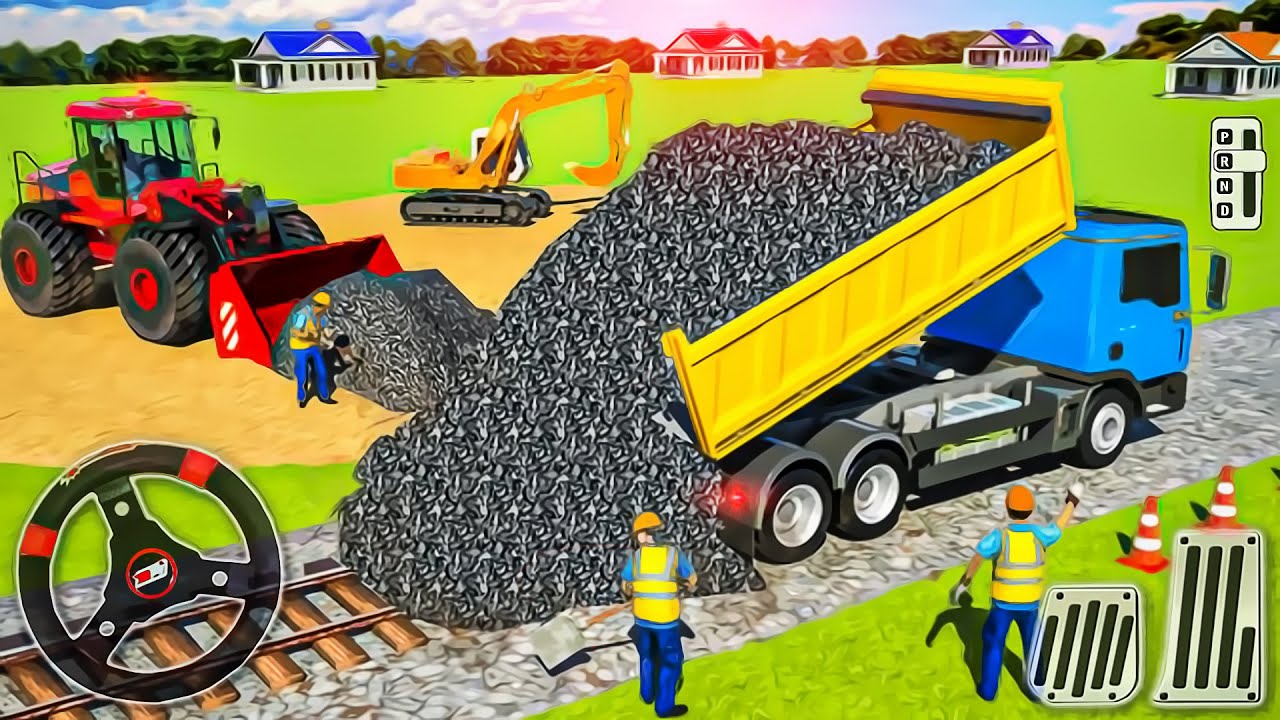 JCB Road Construction Simulator 3D - Train Builder Simulator - Android GamePlay #2