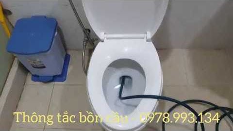 Cách Thông Tắc Bồn Cầu - Chậu Rửa  Bằng Máy Nén Khí Hiệu Qủa 100%