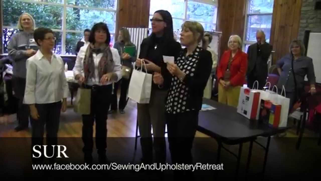 Sewing and Upholstery Retreat Prizes YouTube