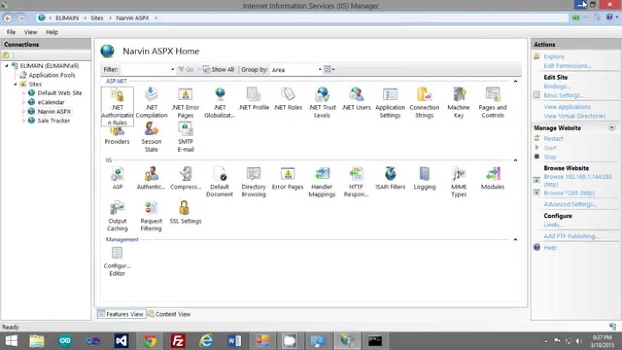 How To Setup Iis Website _ How to install IIS web server on Windows 10 ...