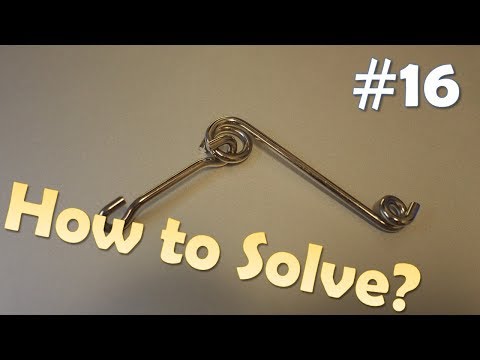 Can you solve this brain teaser? Metal puzzle solution - Part 16 - Wrench Shape