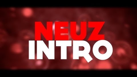 NeuzFX FriendIntro | By:VarikX | [C4D/AE] MY FRIEND! :) [60FPS]