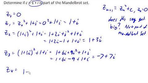 Mandelbrot sequences