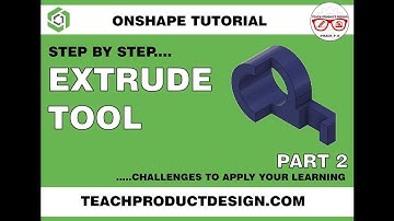 ONSHAPE Tutorial - Hoe gebruik je de EXTRUDE-tool? Deel 2... Een MASTER-schets gebruiken...stap v...