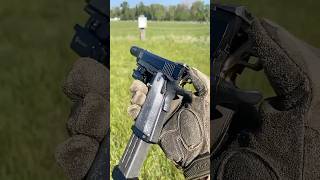 Satisfying overpowered airsoft pistol 🤤 #airsoft #airsoftshorts