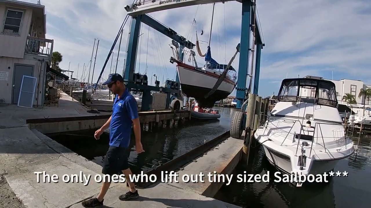 SAILBOAT HAUL OUT!!! YouTube
