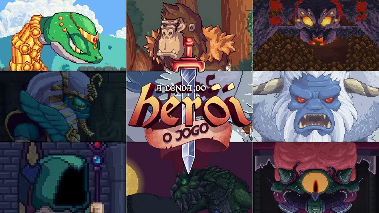 A Lenda do Herói/Songs for a Hero - All Bosses & Minibosses +DLCs (Definitive Edition)