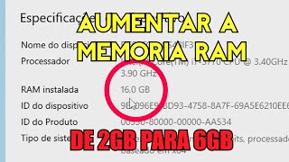COMO AUMENTAR A MEMORIA RAM DO SEU PC E MELHORAR O DESEMPENHO TUTORIAL