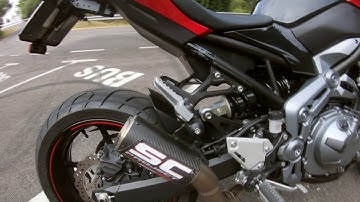 Kawasaki Z900 flyby SC-Project Full Exhaust System (No dbkiller)