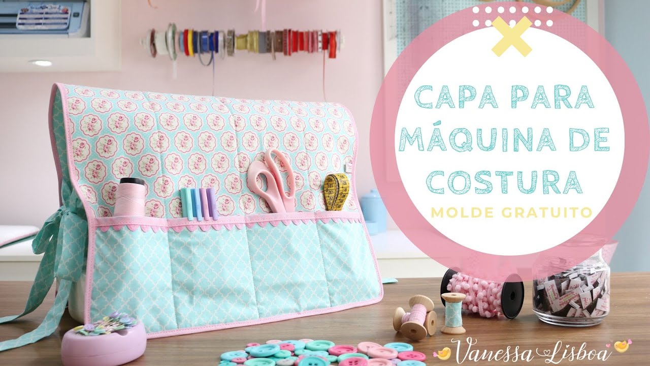 Capa Para Máquina de Costura | Fácil - Passo a Passo