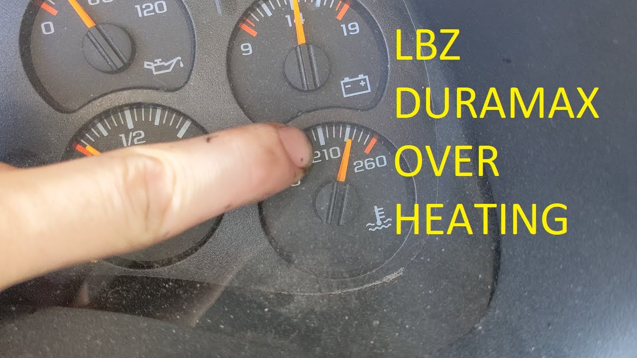 07 lbz duramax over heating YouTube