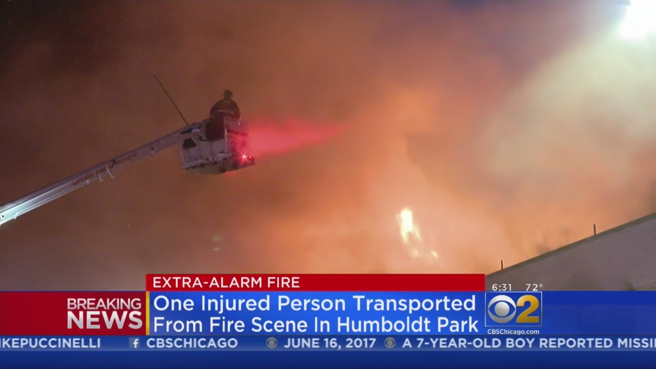 Man Seriously Injured In Massive Warehouse Fire On West Side