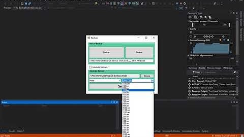 VB.net Backup and Restore access database manual and automate