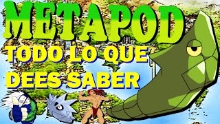 Metapod Todo Lo Que Tienes Que Saber De Metapod En Un Video Pokedexeando Metapod Fortaleza