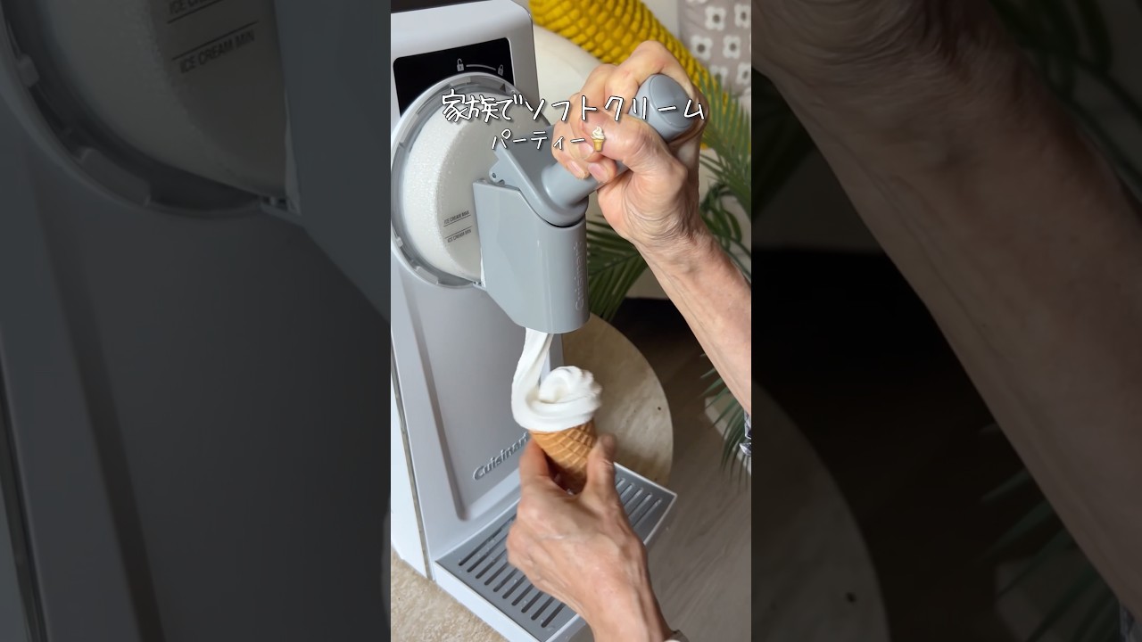 家族でソフトクリームパーティーしたら大変なことになった🤣