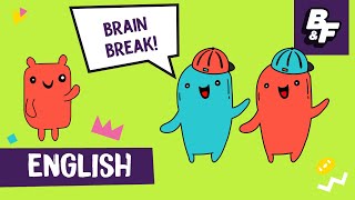 Learn English with BASHO &amp; FRIENDS | Brain Break Movement Song for Kids