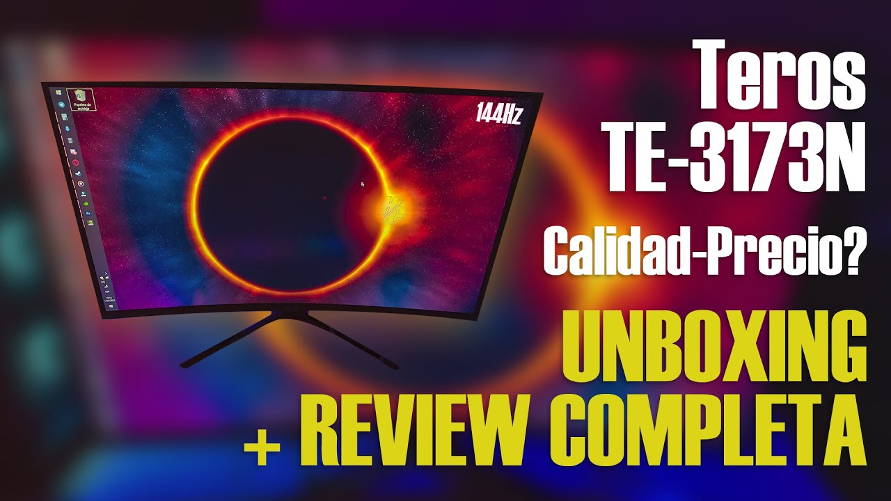 El mejor MONITOR CALIDAD PRECIO? TEROS TE-3173N - Unboxing + REVIEW  COMPLETA - YouTube