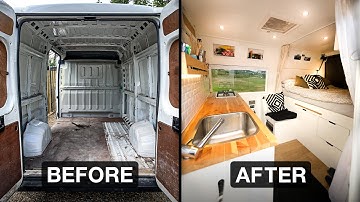 DIY Campervan Conversion - Full Build Timelapse (7 Months)
