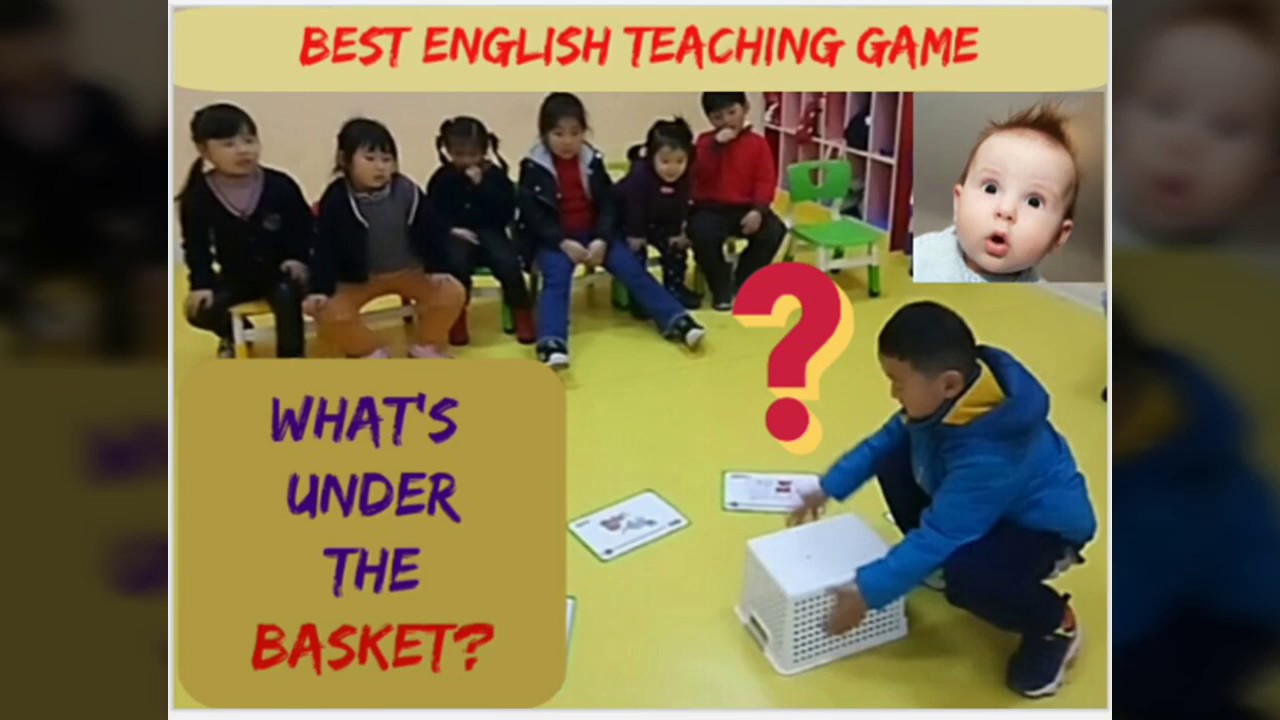 Что под корзиной | Обучающие игры по английскому |