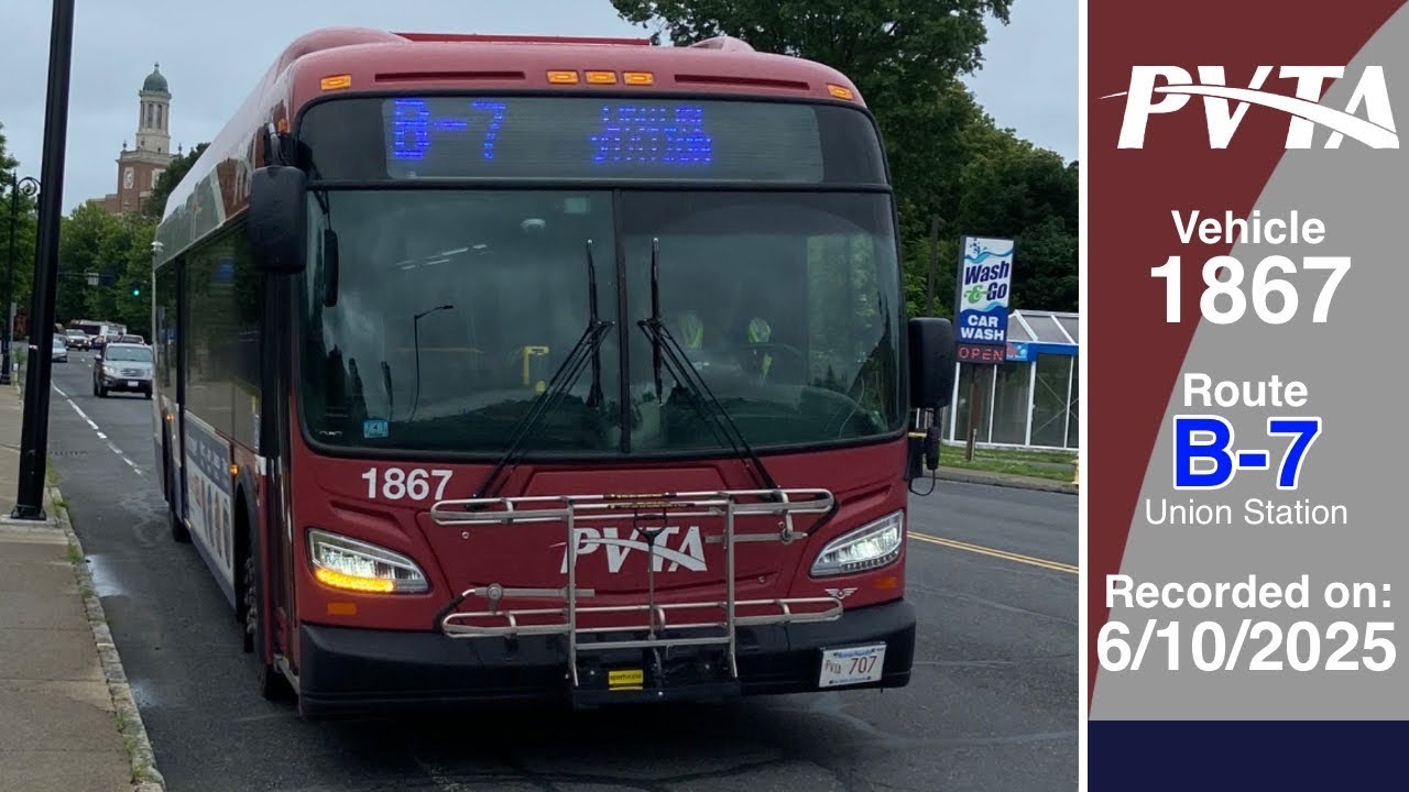Front Ride | Pioneer Valley Transit Authority 2024 New Flyer XD40 