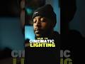 How to create Cinematic lighting! 📸 (key light) #tutorial #lighting #cinematic #howto #filmmaking