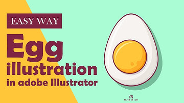 Egg Illustration in adobe illustrator | Egg design in adobe illustrator