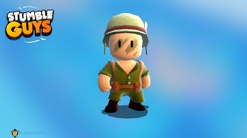 Stumble Guys - Gameplay Walkthrough  Part 26 - Humble Stumble Soldier (iOS, Android)