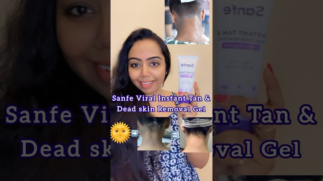 Sanfe Tan Removal Gel Honest Review | Does It Really Work?💫|| @sanfe7151  
