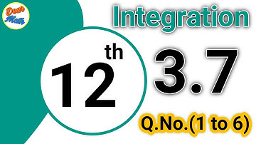 Integration, Differential Derivatives, Deferential Equations, Exercise 3.7,class12,dear math