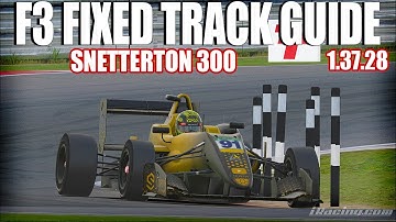 F3 Track Guide - Fixed Setup @ Snetteron 300 | iRacing