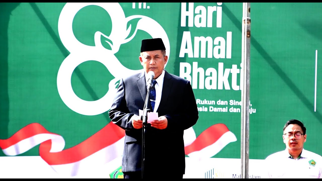 FULL AMANAT UPACARA HAB KEMENAG RI KE 80 OLEH KABIRO AUPK DR  H  MUHTAR HAZAWAWI, M AG