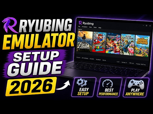 Ryubing Emulator Setup Guide 2026 | How To Setup Ryubing Switch