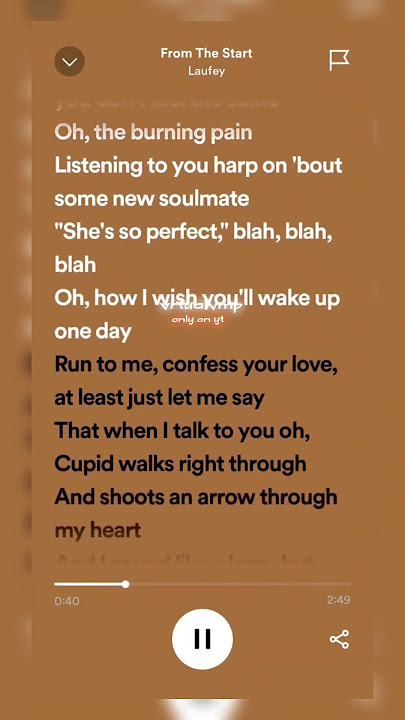 from the start - laufey | sped up